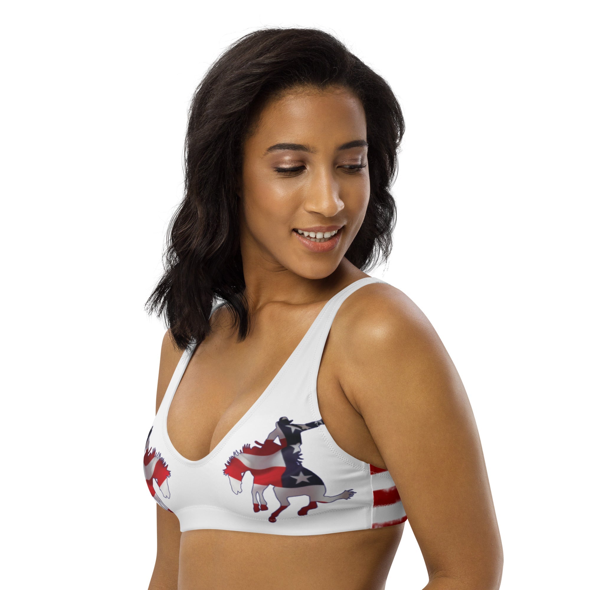 Baha Ranch Yeehaw American Rodeo Bikini Top