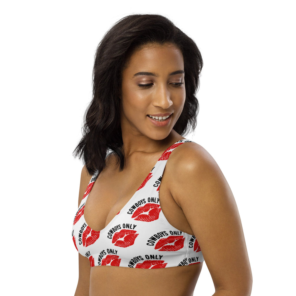 Baha Ranch Yeehaw Cowboys Only Bikini Top