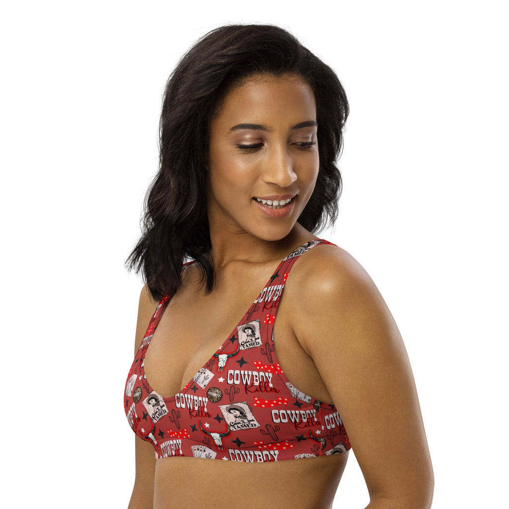 Baha Ranch Yeehaw Cowboy Killer Bikini Top