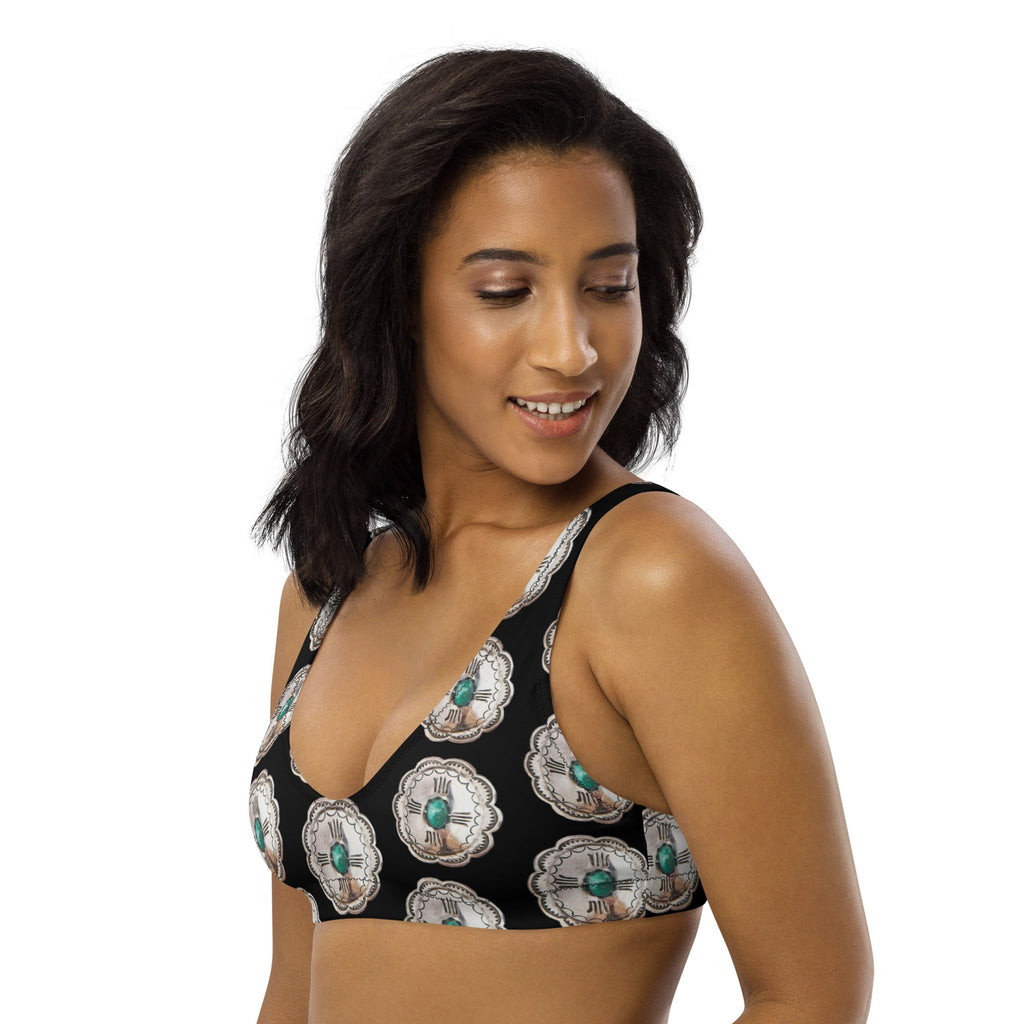 Baha Ranch Yeehaw Concho Crazy Bikini Top