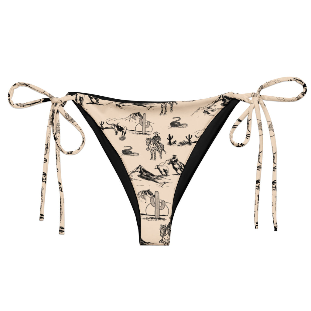 Baha Ranch Yeehaw Cowboy Ranch String Bikini Bottom