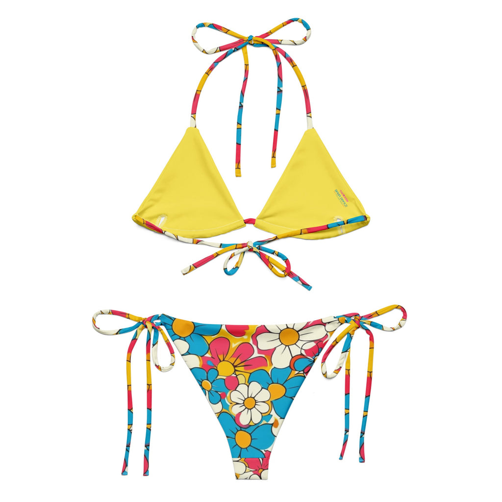 Baha Ranch Yeehaw Flower Child Retro String Bikini