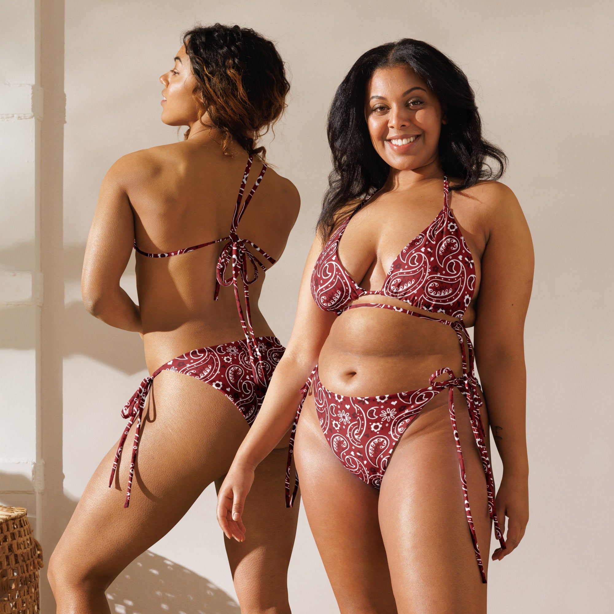 Baha Ranch Yeehaw Red Bandana String Bikini