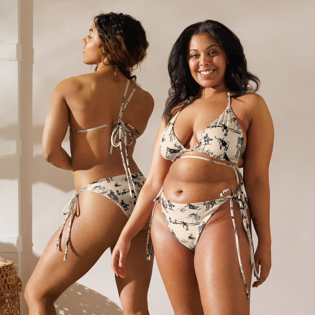 Baha Ranch Yeehaw Cowboy Ranch String Bikini