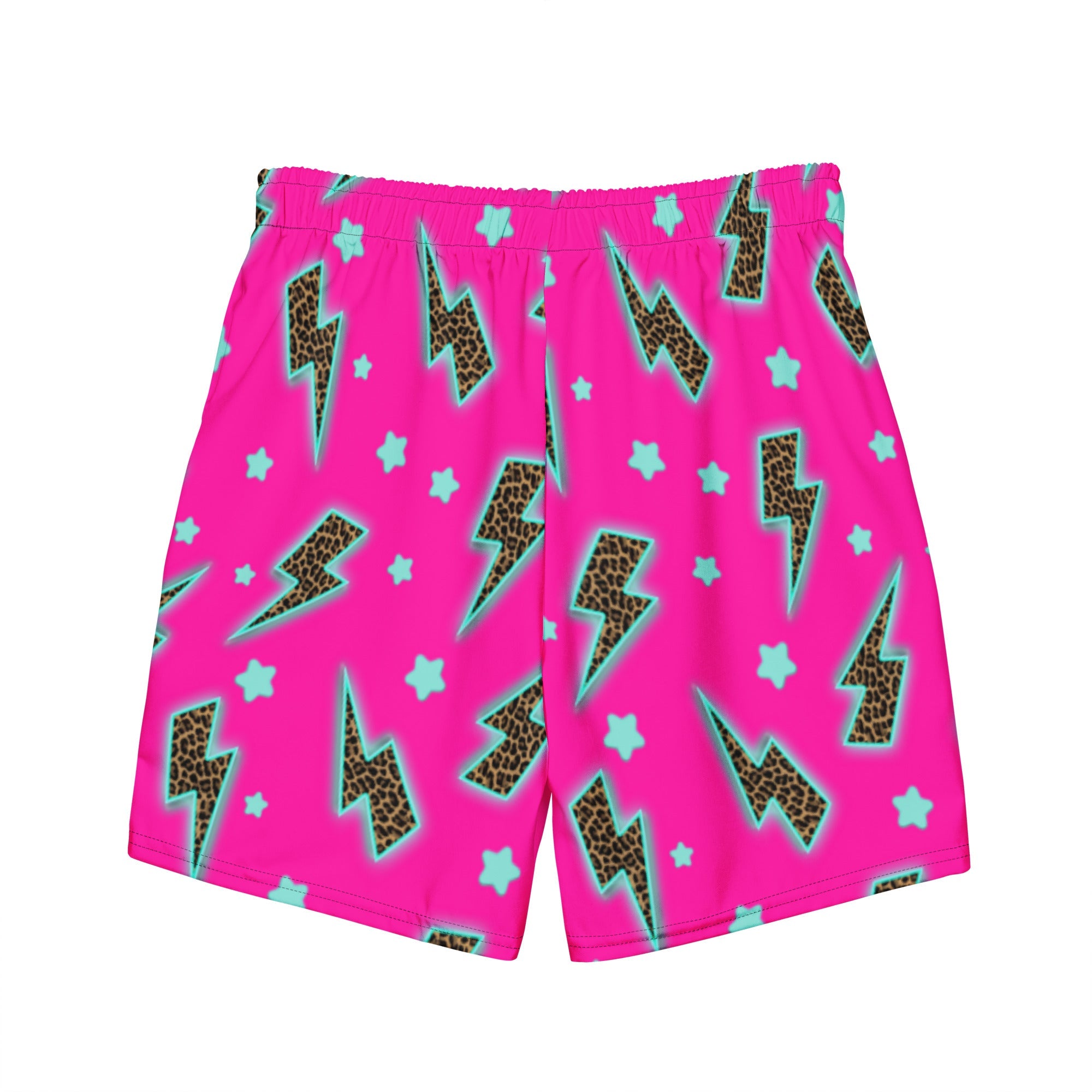 Baha Ranch Yeehaw Leopard Lightning Men's Swim Trunks