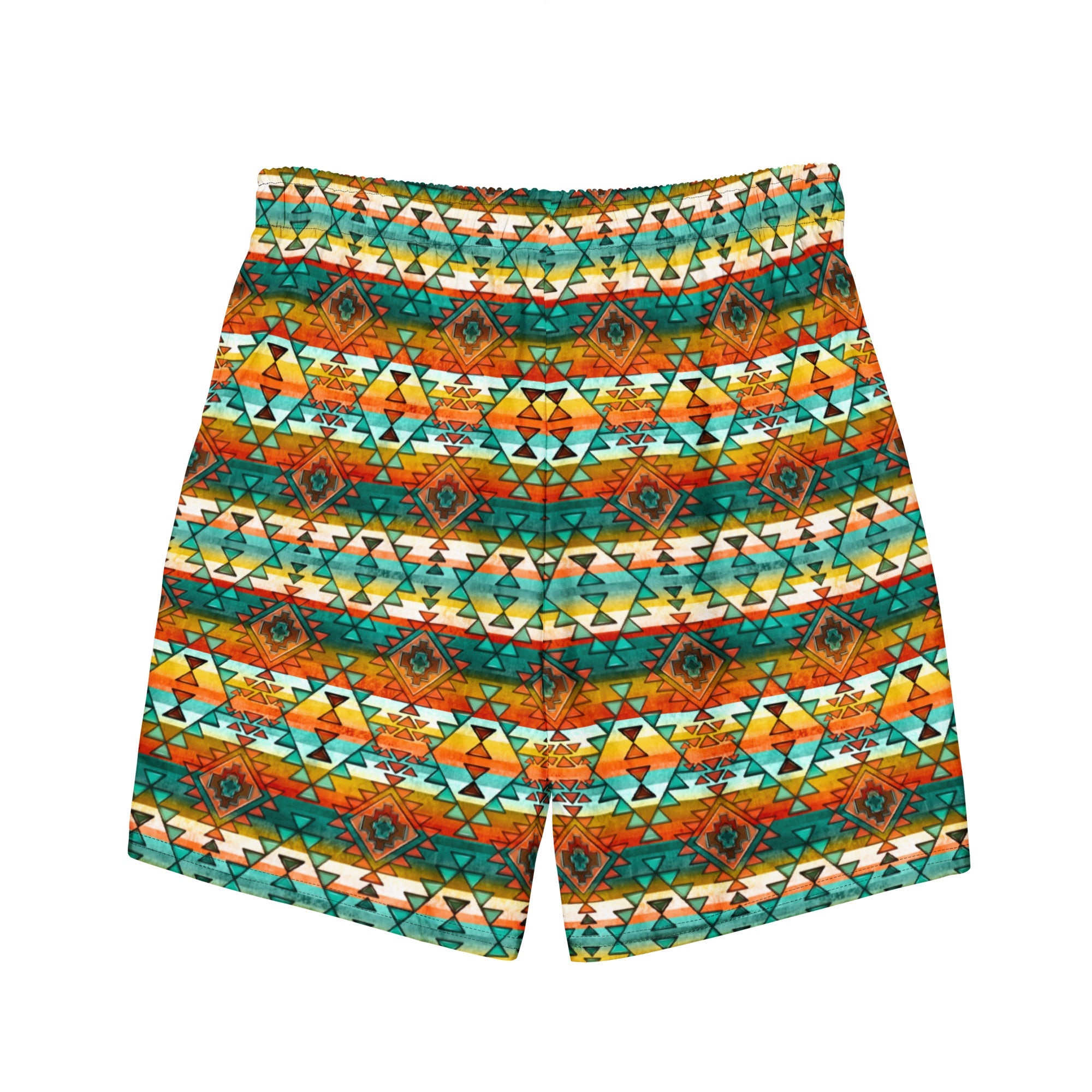Baha Ranch Yeehaw Native Aztec Men's Swim Trunks