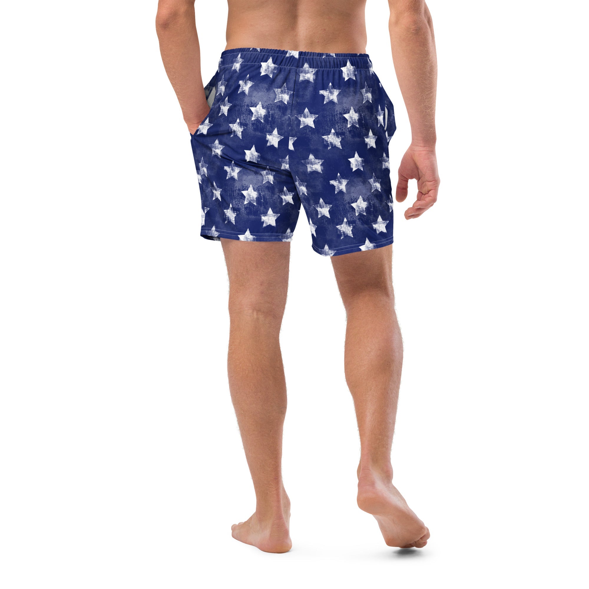 Baha Ranch Yeehaw Stars Men's Swim Trunks