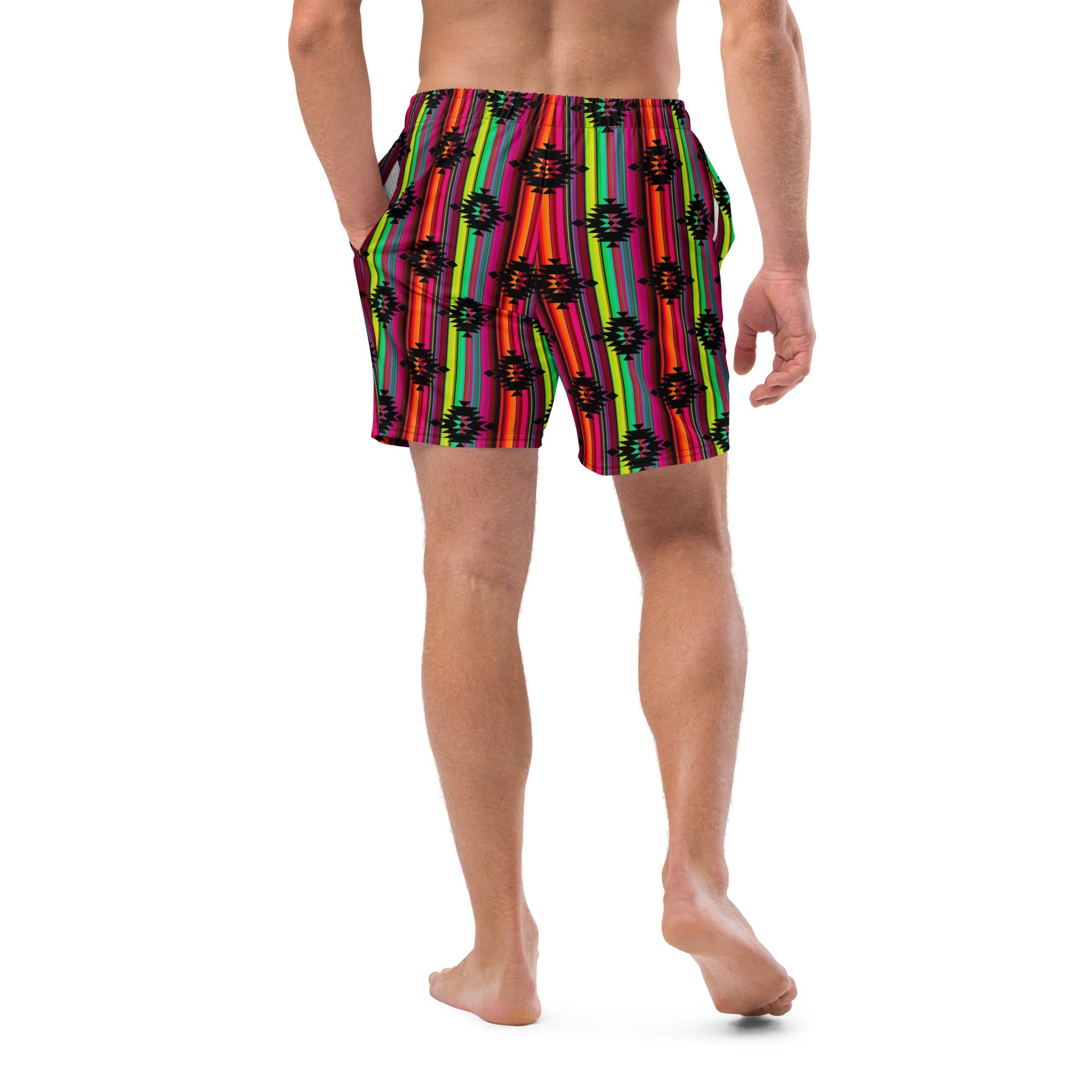 Baha Ranch Yeehaw Aztec Serape Swim Trunks
