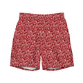 Baha Ranch Yeehaw Red Bandana Men's Swim Trunks