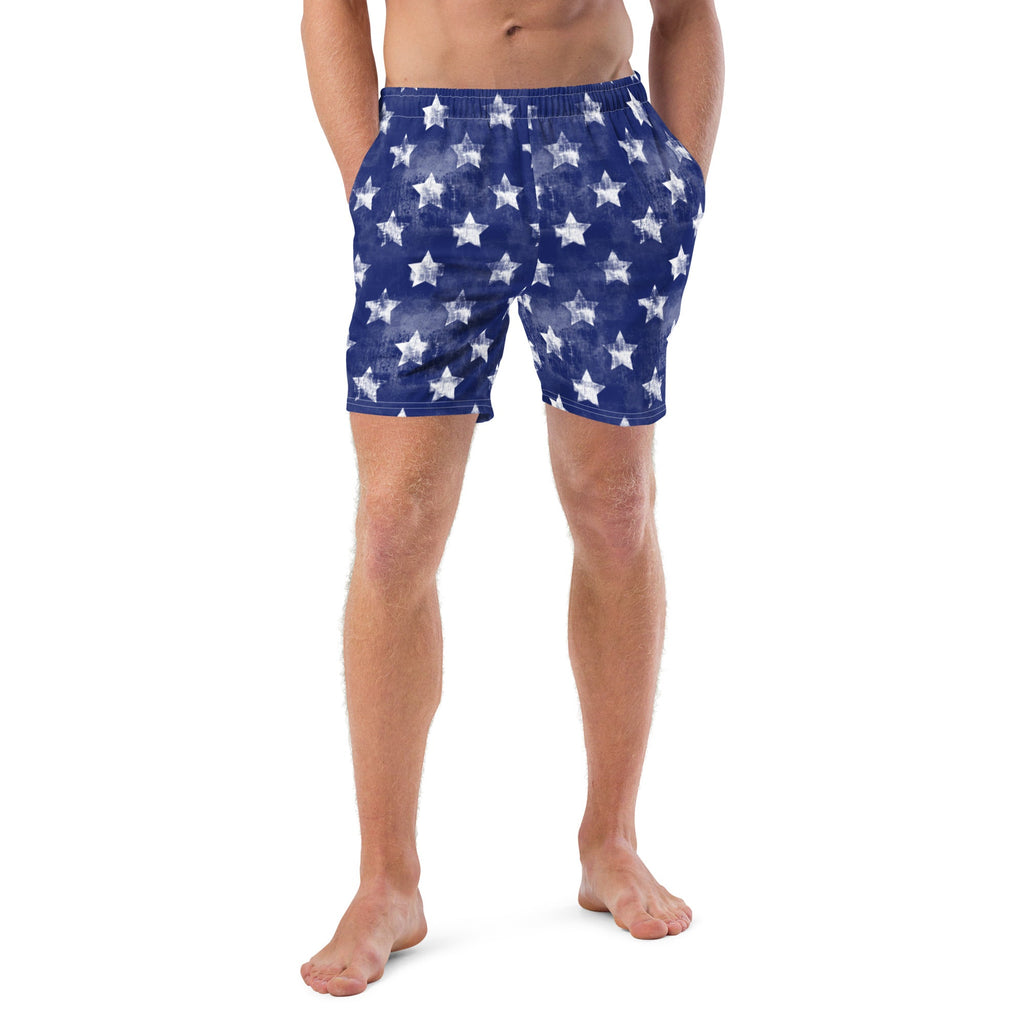 Baha Ranch Yeehaw Stars Men's Swim Trunks