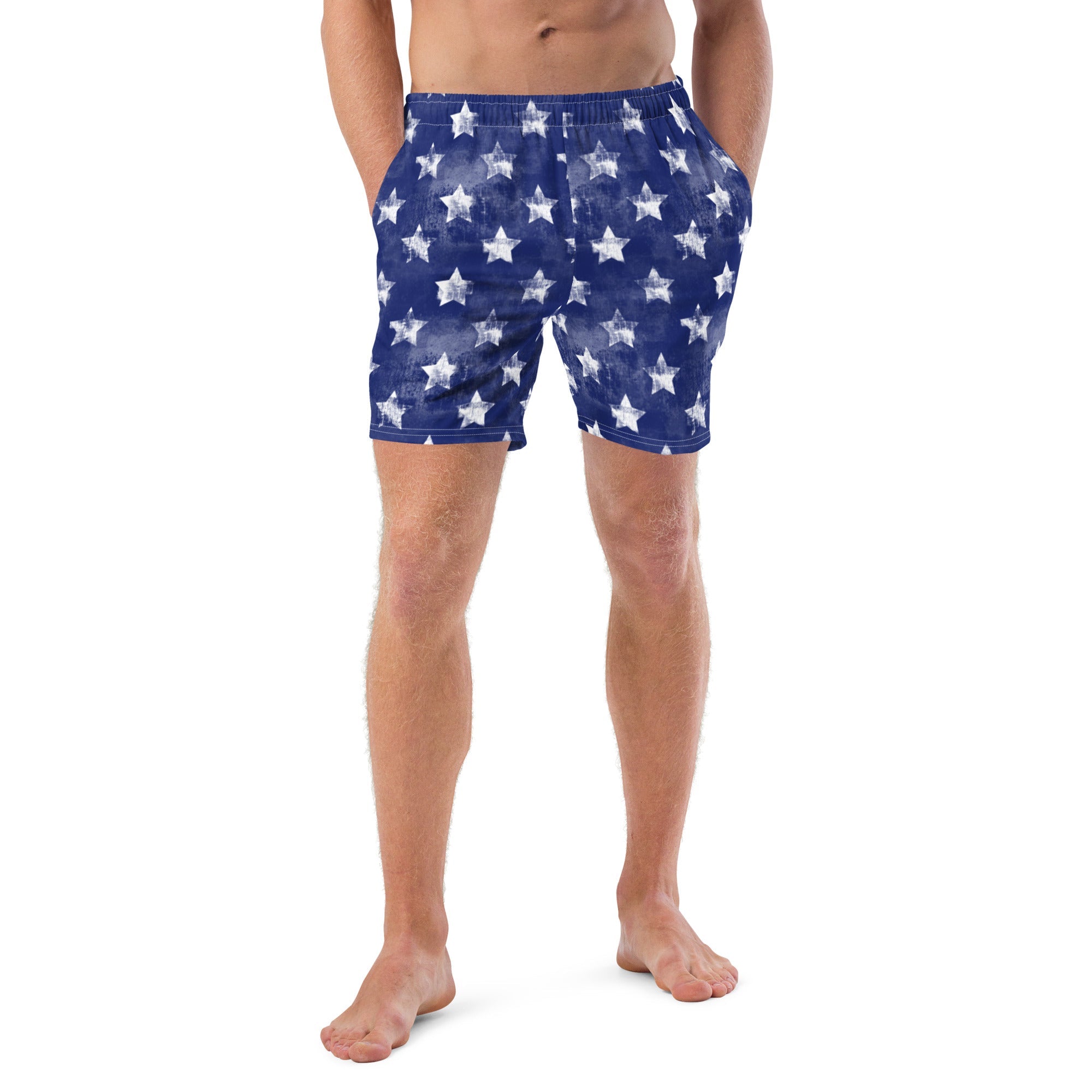 Baha Ranch Yeehaw Stars Men's Swim Trunks