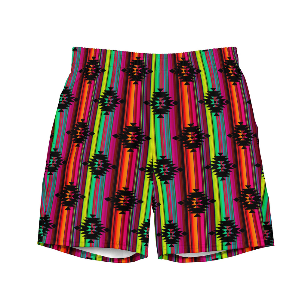 Baha Ranch Yeehaw Aztec Serape Swim Trunks