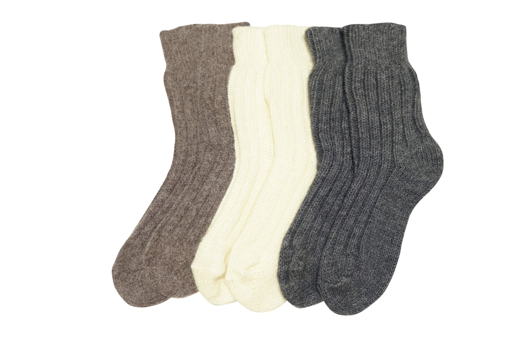 tittimitti® Men’s Alpaca Wool Socks – Soft Warm Winter Crew Socks (Made in Italy)