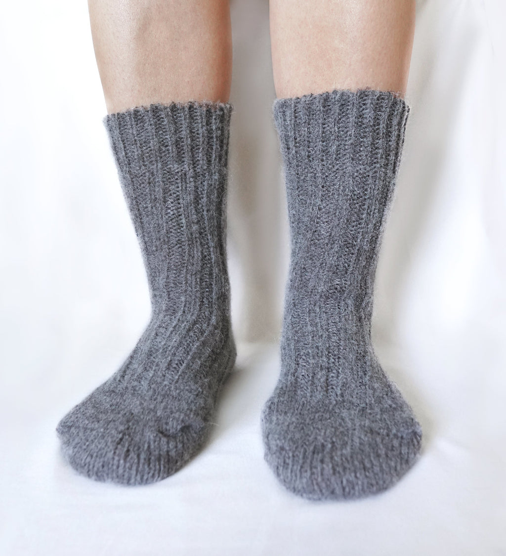 tittimitti® Women’s Alpaca Wool Socks 1 Pair – Soft Warm Winter Crew Socks (Made in Italy)