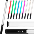 AMZDEAL RGB LED Light Wand, LED Photography Light, 1000 Lumens Adjustable 3000K-6000K, 9 Colors Temperature & 30 Lighting Mode