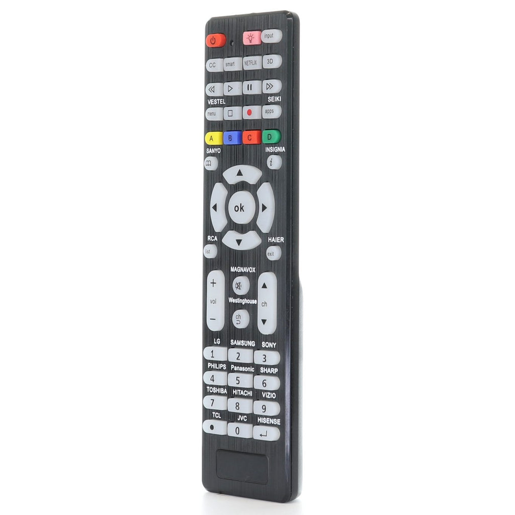 [3-Pack] Anderic RR1DTV Universal Smart TV Remote Control with Backlight and Quick Programming for All Brands