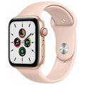 Apple Watch SE 40mm GPS Cellular Aluminum Gold Case Pink Sport Band (Refurbished)