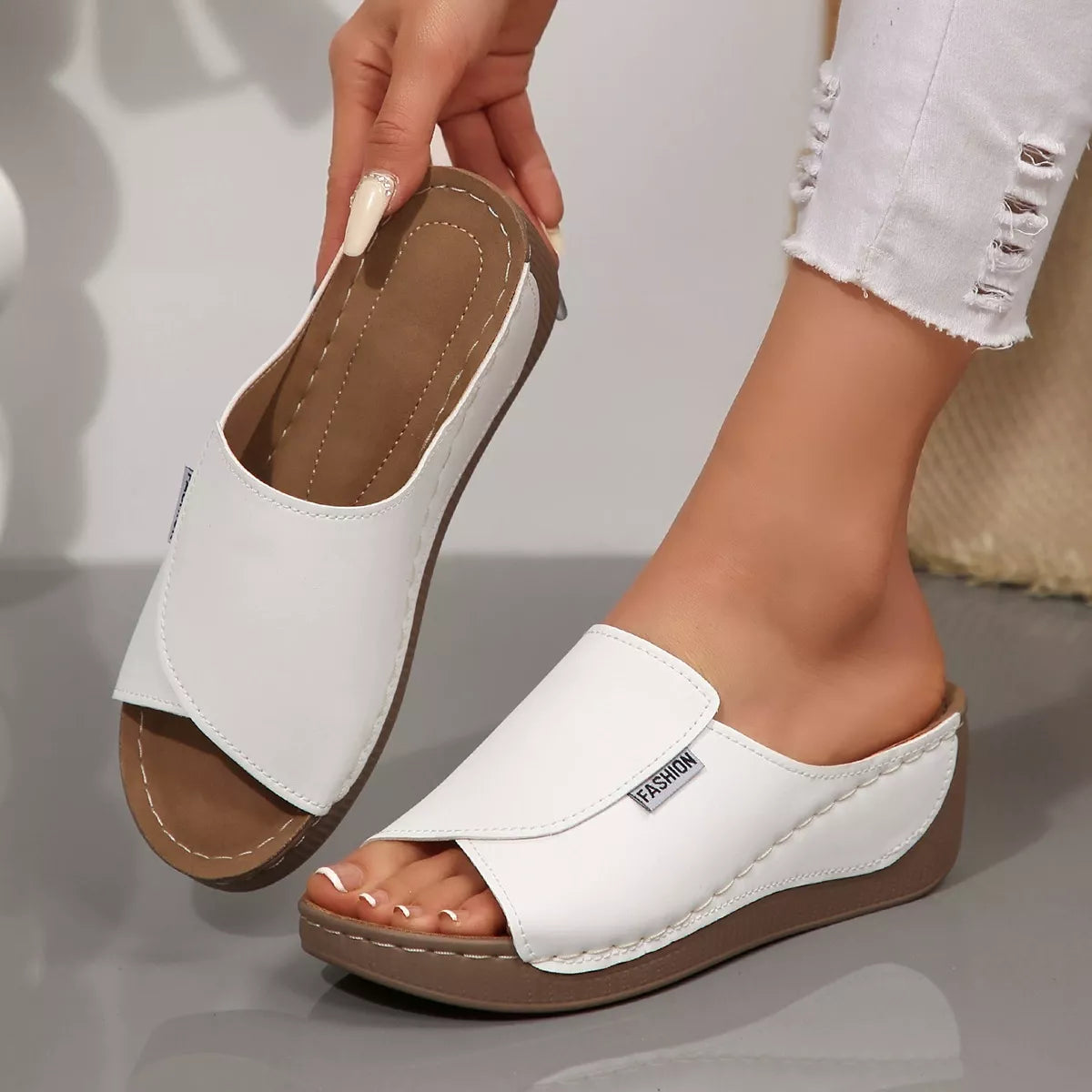 Open Toe Wedge Sandals