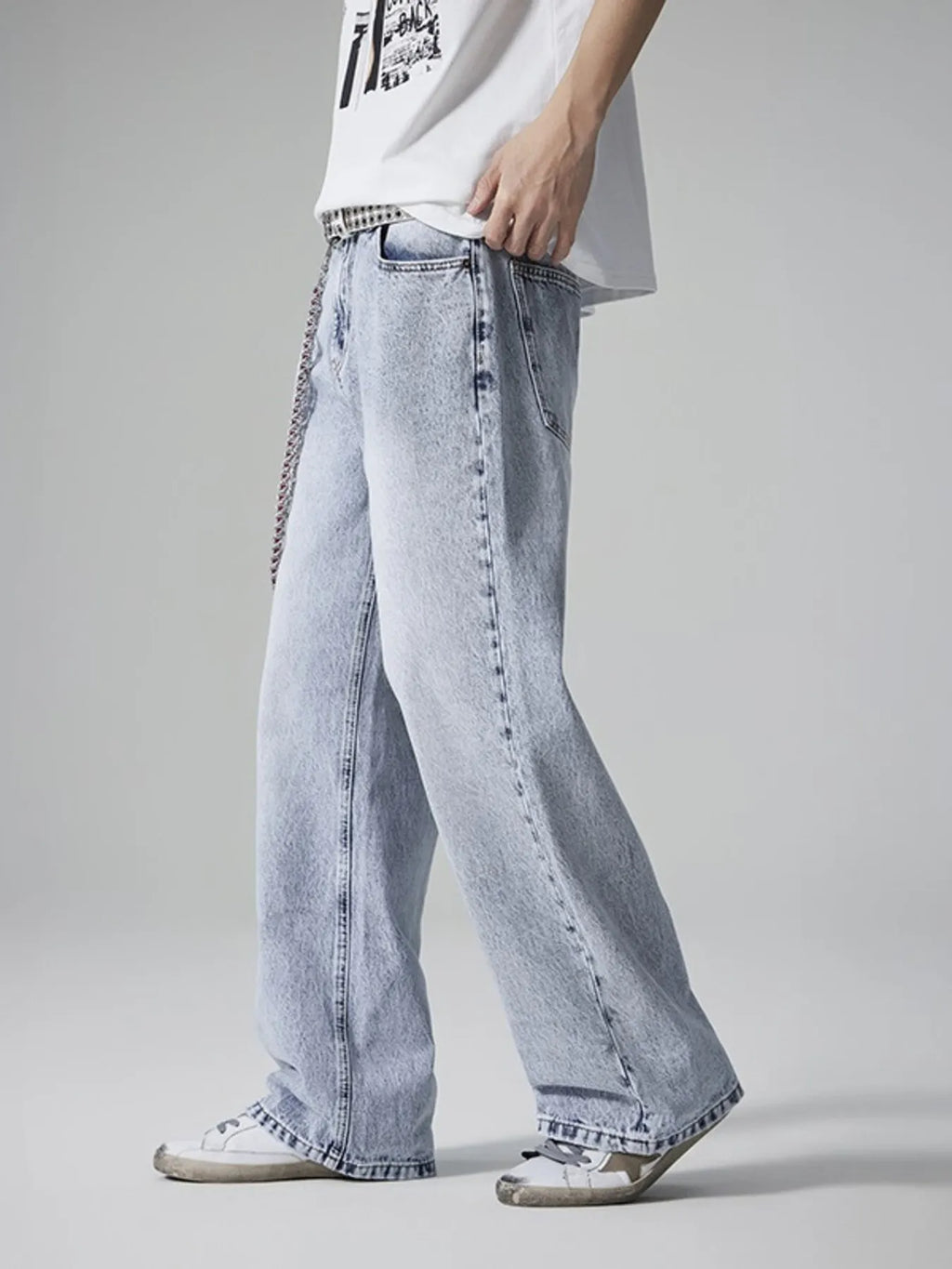 Men's Wide Leg Jeans