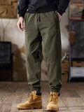 Men's Full Size Casual Drawstring Cargo Joggers Plus Size