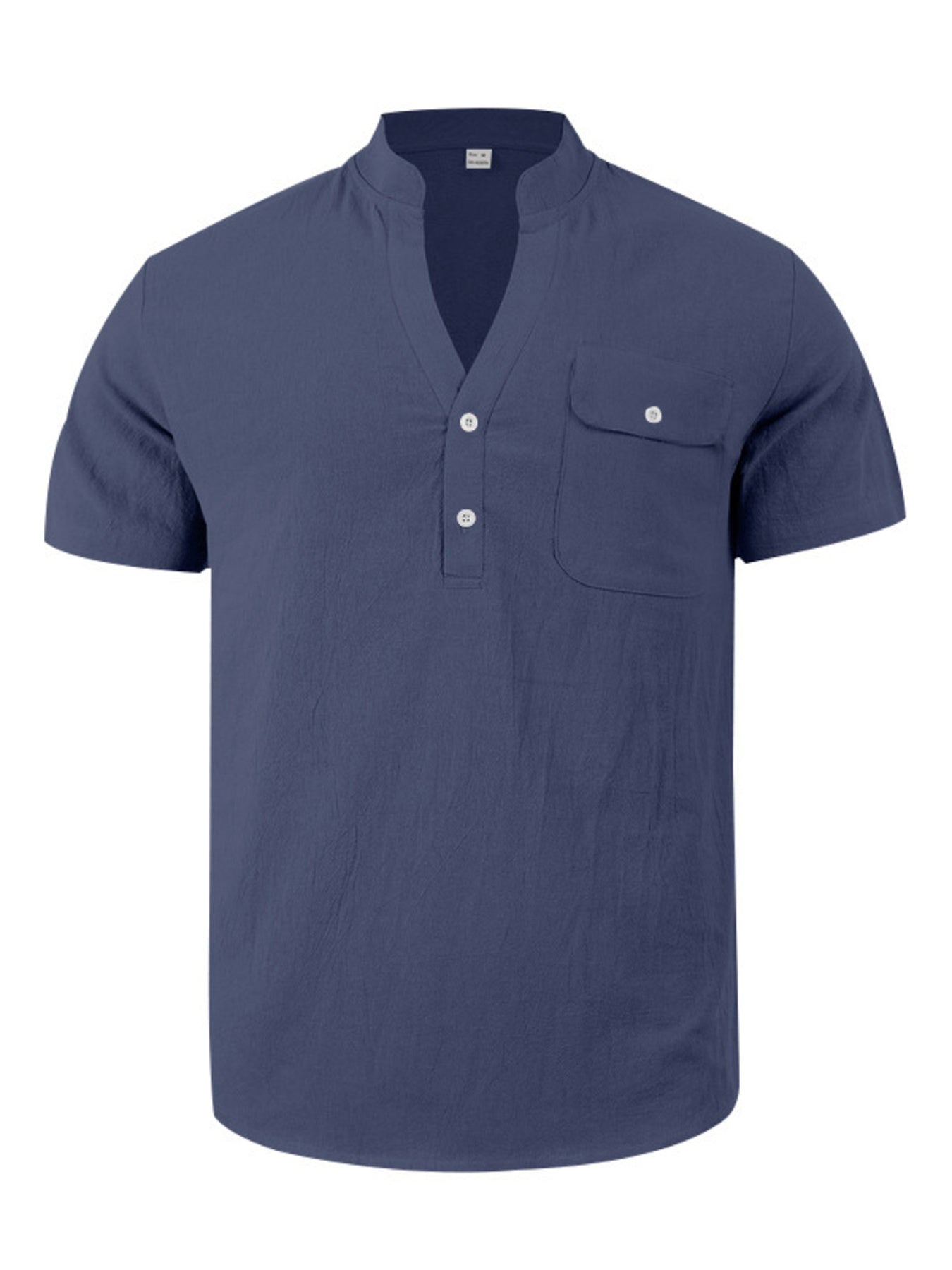Men's Full Size Casual Short Sleeve Shirt Plus Size