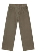 Straight-Leg Jeans with Back Elasticated Waistband