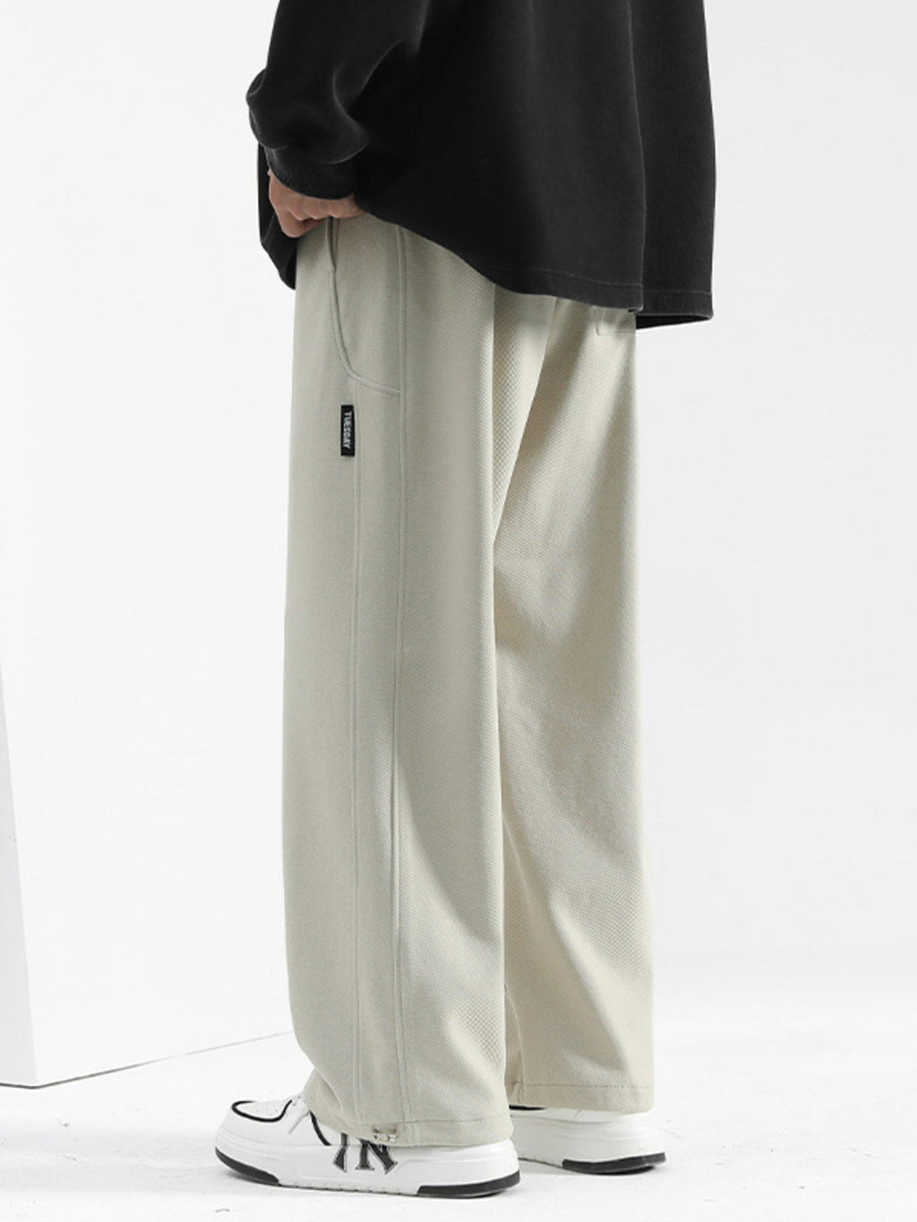 Men's Plus Size Casual Loose-Fit Drawstring Pants