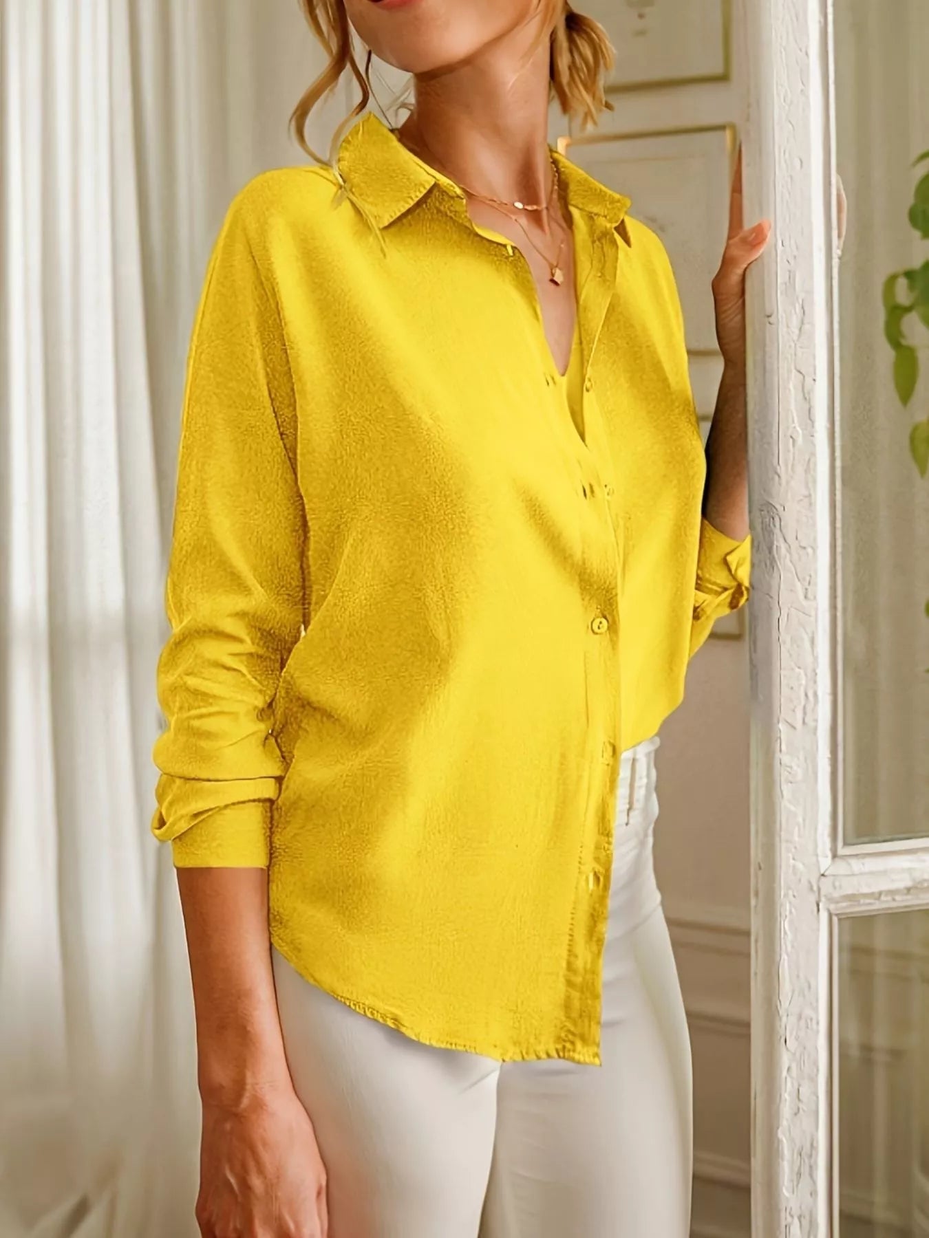 Long Sleeve Button-Down Shirt