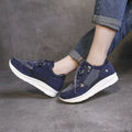 Lace Up Round Toe Sneakers