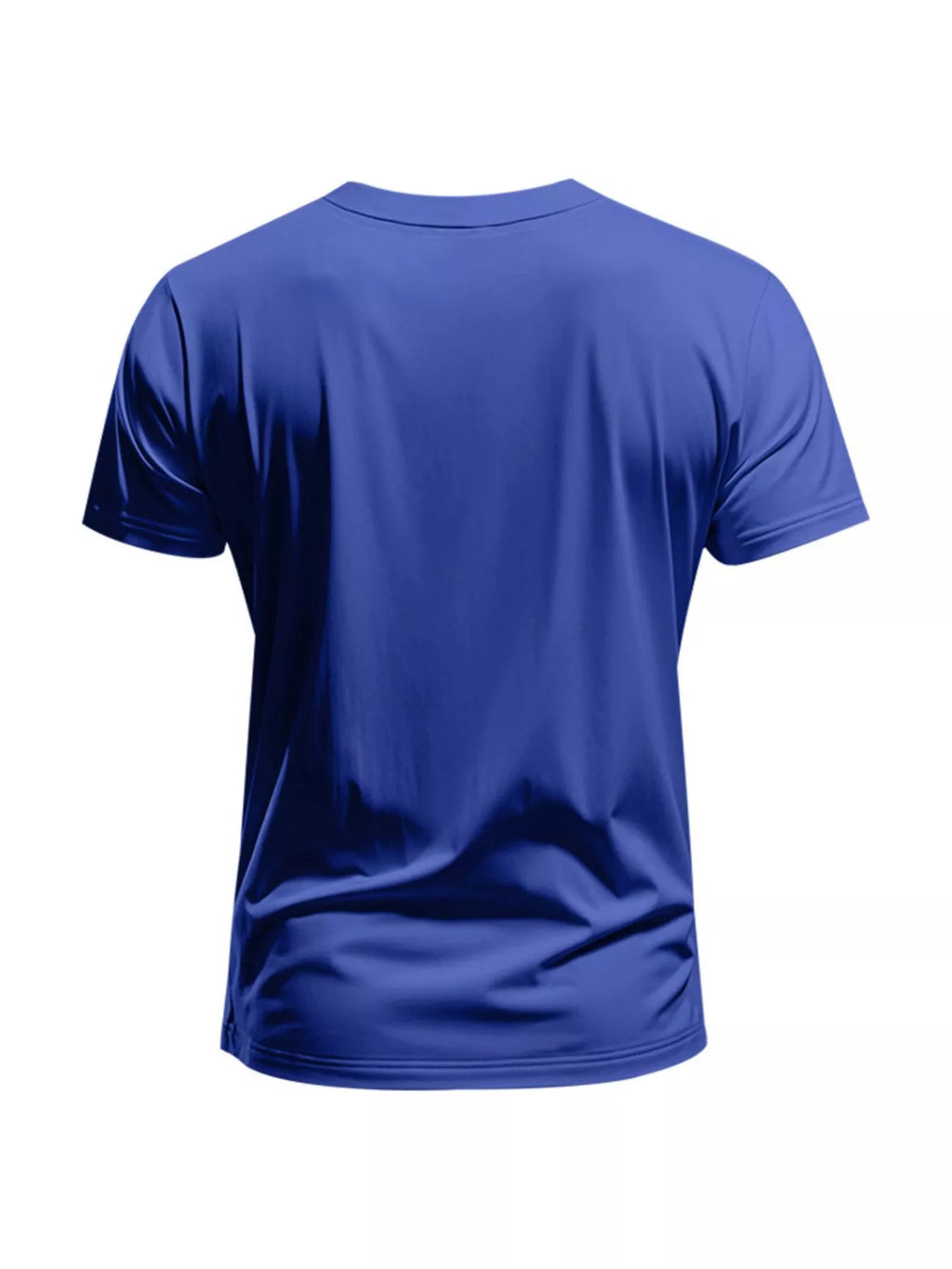 Men's Full Size Slim Fit V-Neck Basic T-Shirt Plus Size