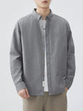 Men's Plus Size Button Up Long Sleeve Shirt