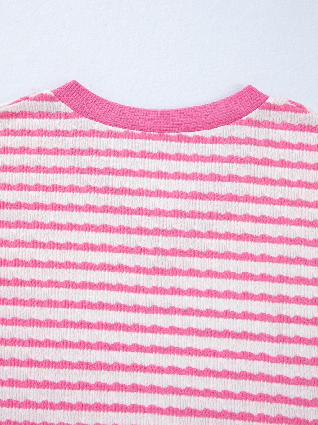 Striped V-Neck Casual T-Shirt