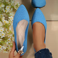 Point Toe Flats Slip-Ons