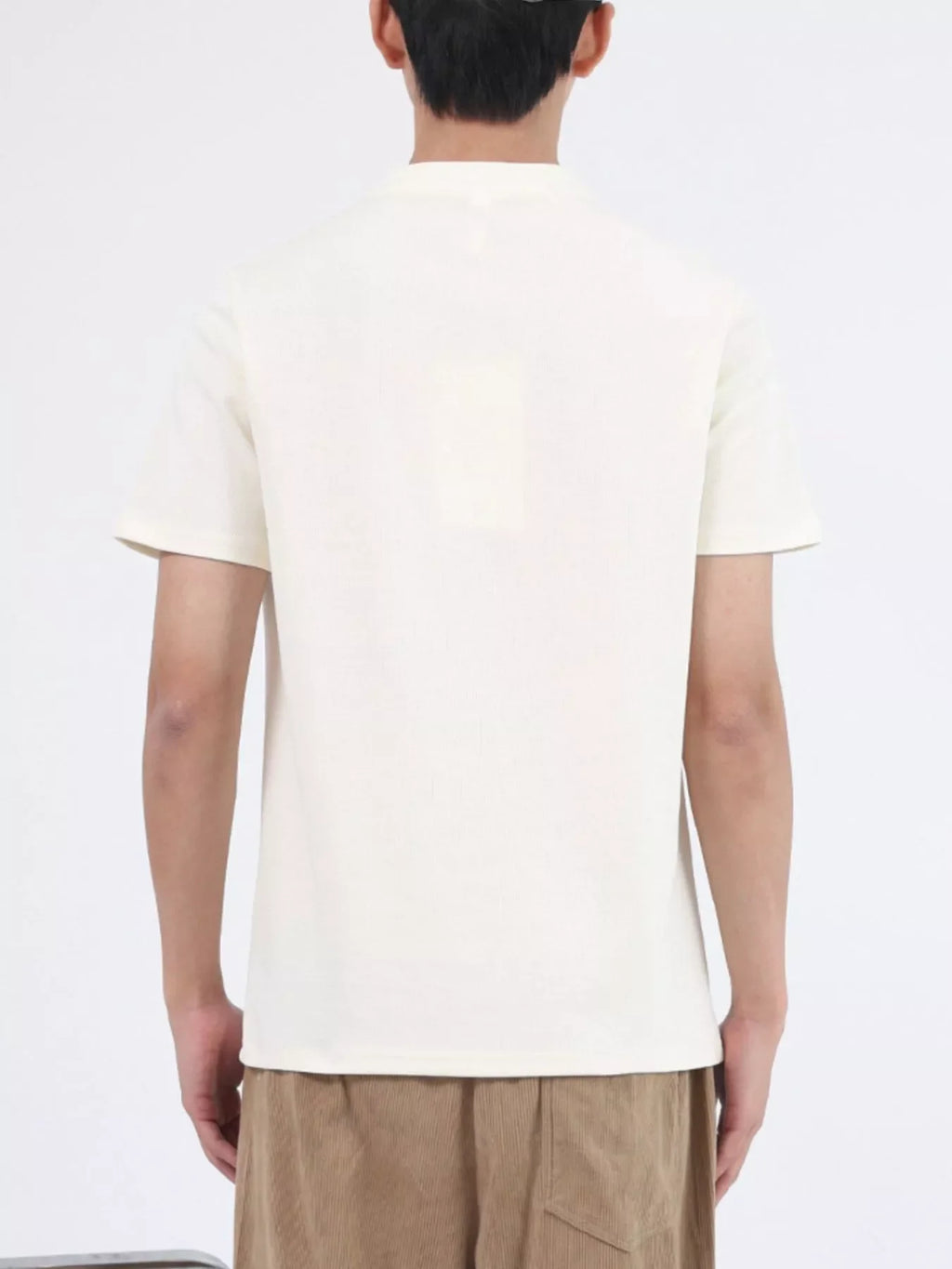 Men's Plus Size Casual Button Detail Short Sleeve T-Shirt