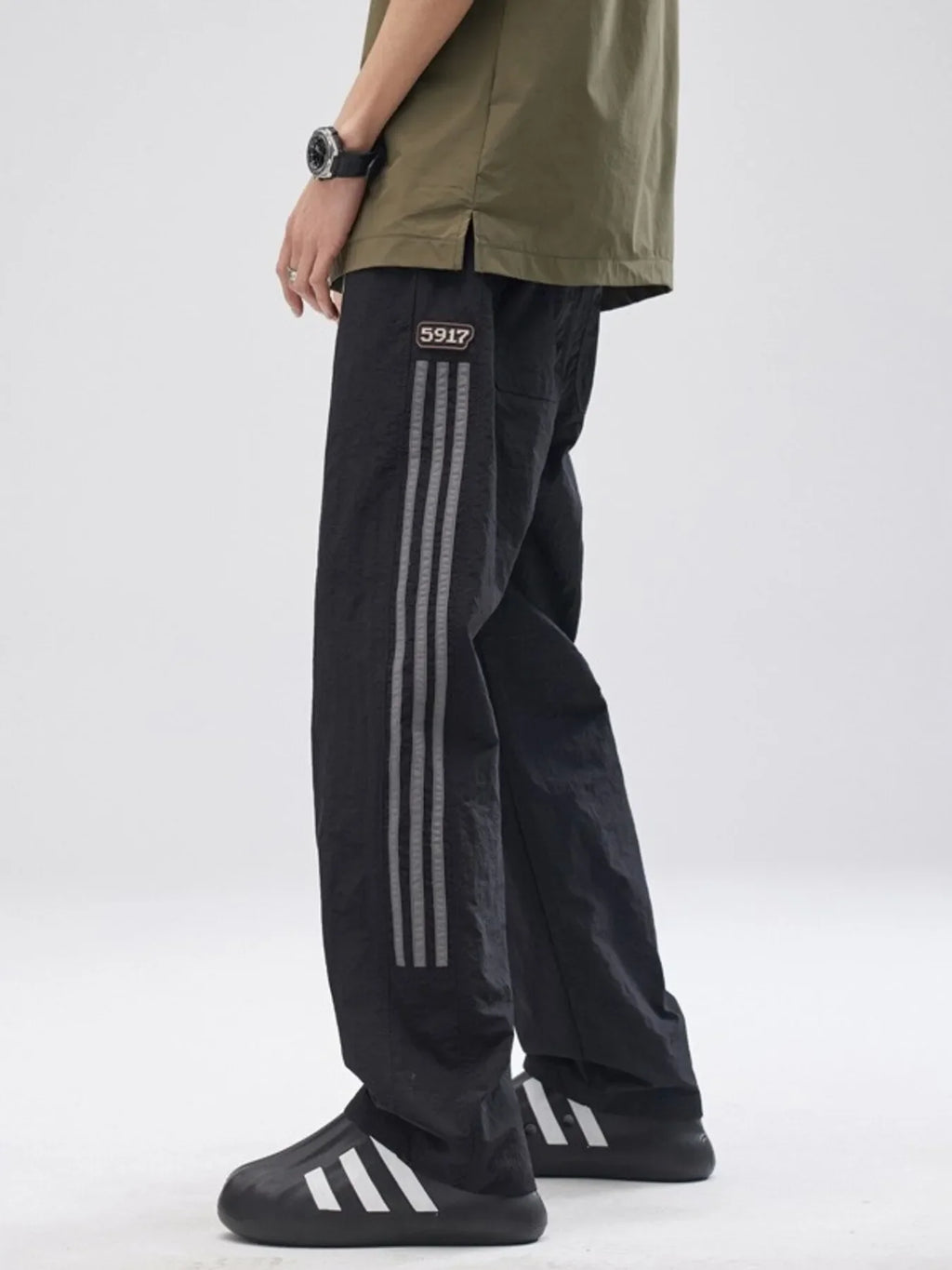 Men's Full Size Casual Loose Fit Drawstring Pants Plus Size