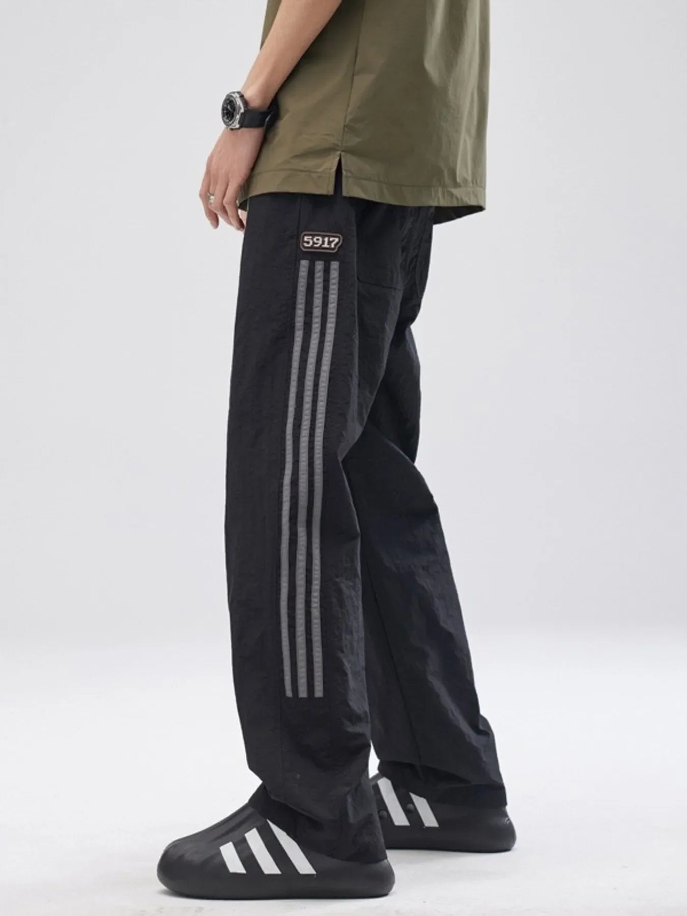 Men's Full Size Casual Loose Fit Drawstring Pants Plus Size