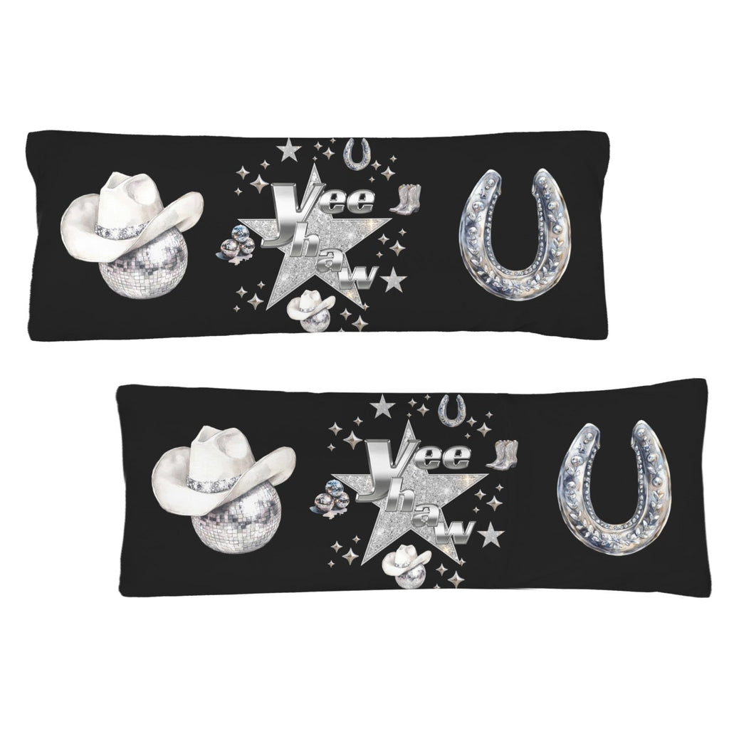 Baha Ranch Yeehaw Rhinestone Cowgirl Body Pillow Cover Made in America