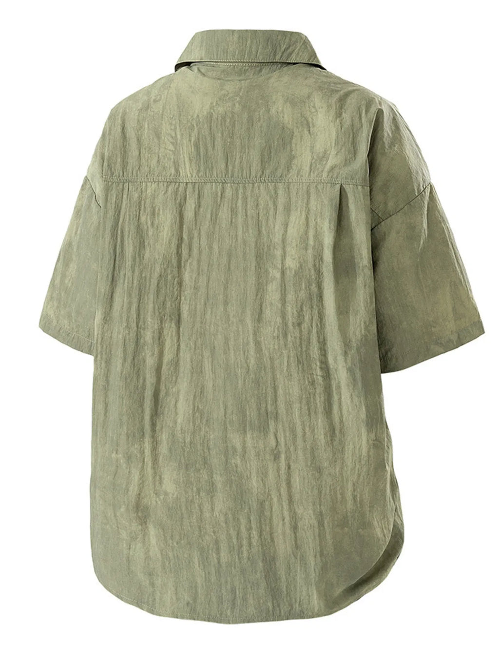 Men's Plus Size Button Up Short Sleeve Shirt