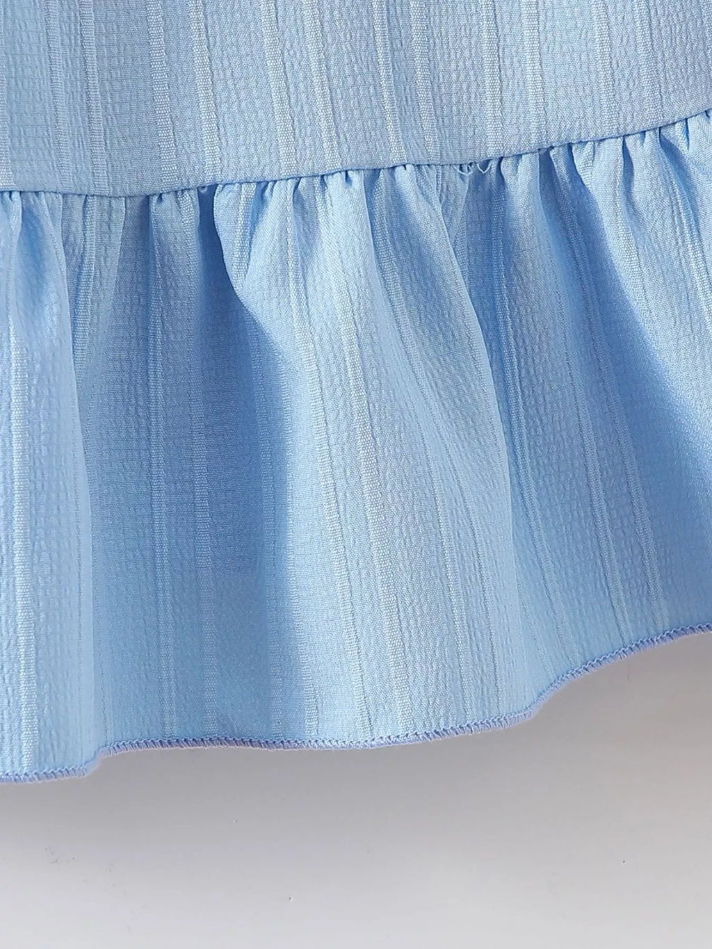 Children's Embroidered Ruffled Hem Dress