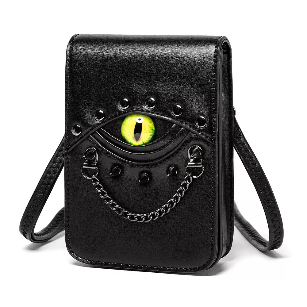 Steampunk Eye Decor Crossbody Bag