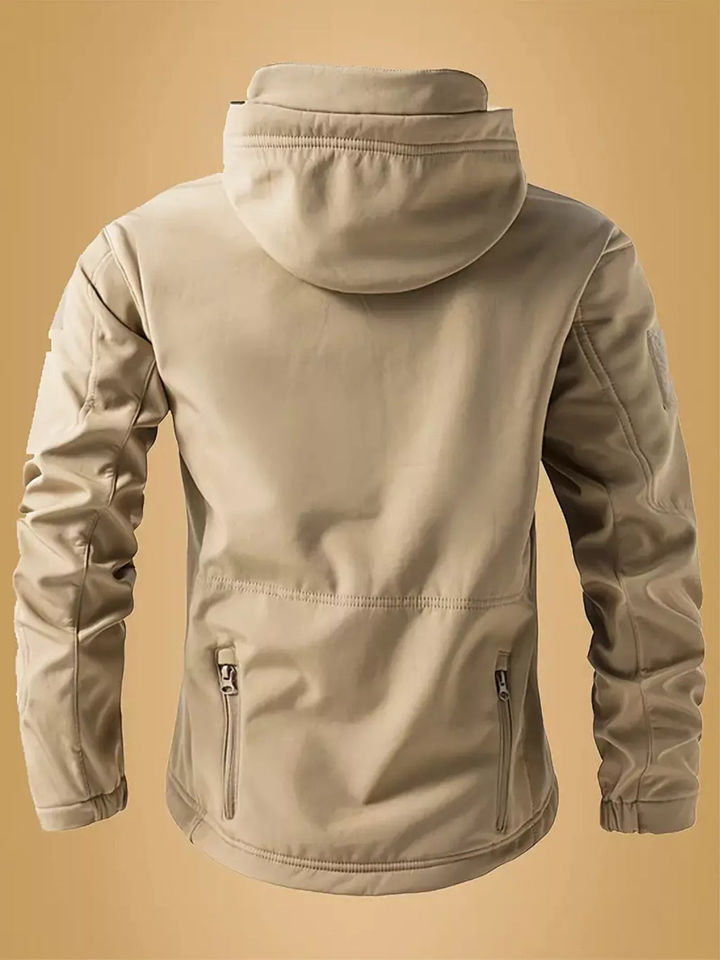 Men's Zip Up Long Sleeve Hooded Jacket