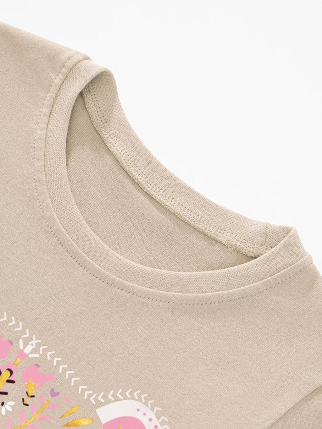 Children's Bear Graphic Long Sleeve T-Shirt