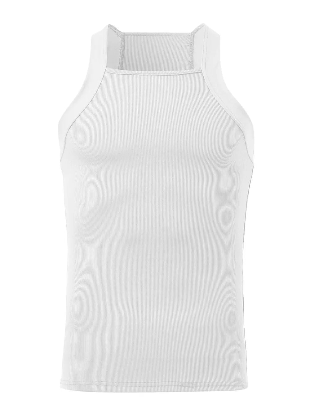 Men's Full Size Square Neck Wide Strap Tank Plus Size