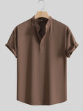 Men's Button Detail Short Sleeve Shirt