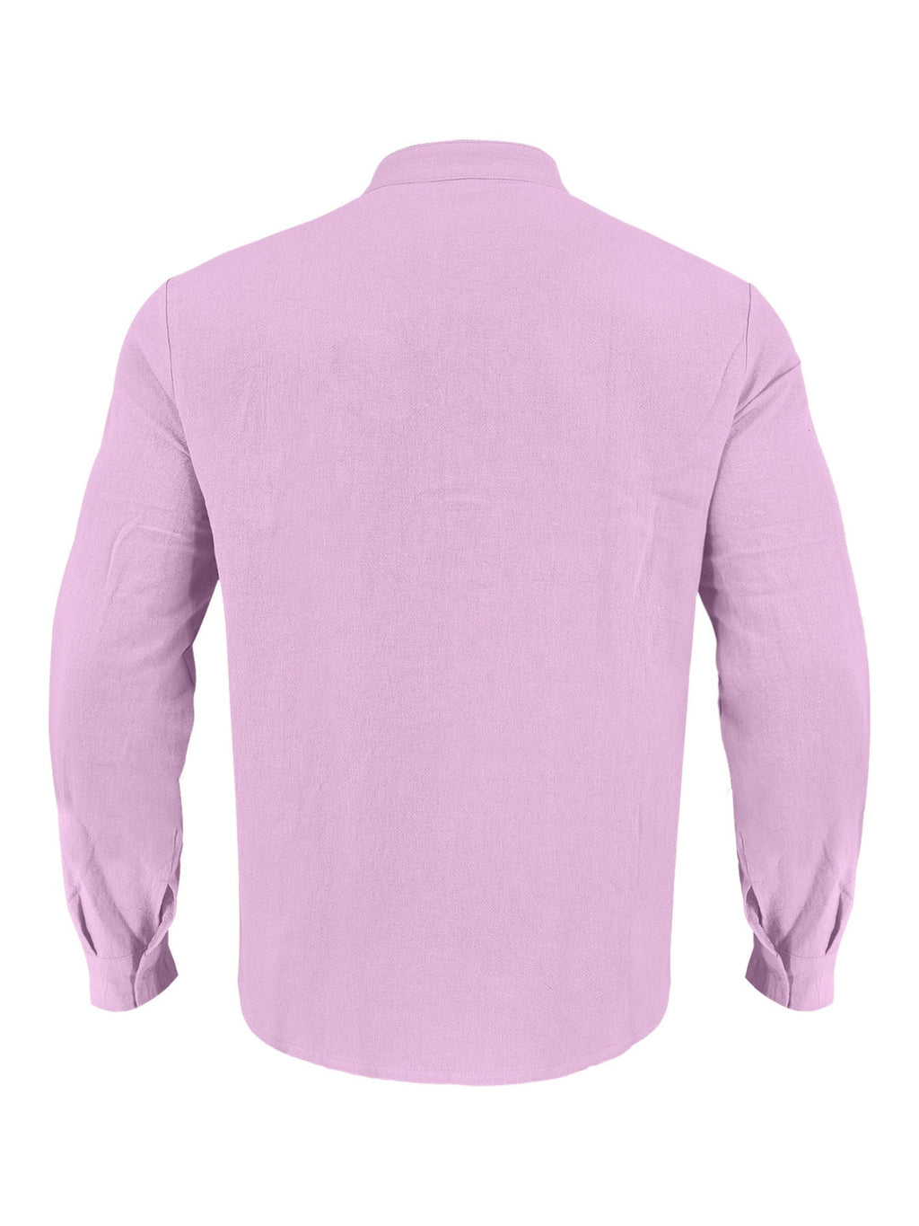 Men's Full Size Button Detail Long Sleeve Shirt Plus Size
