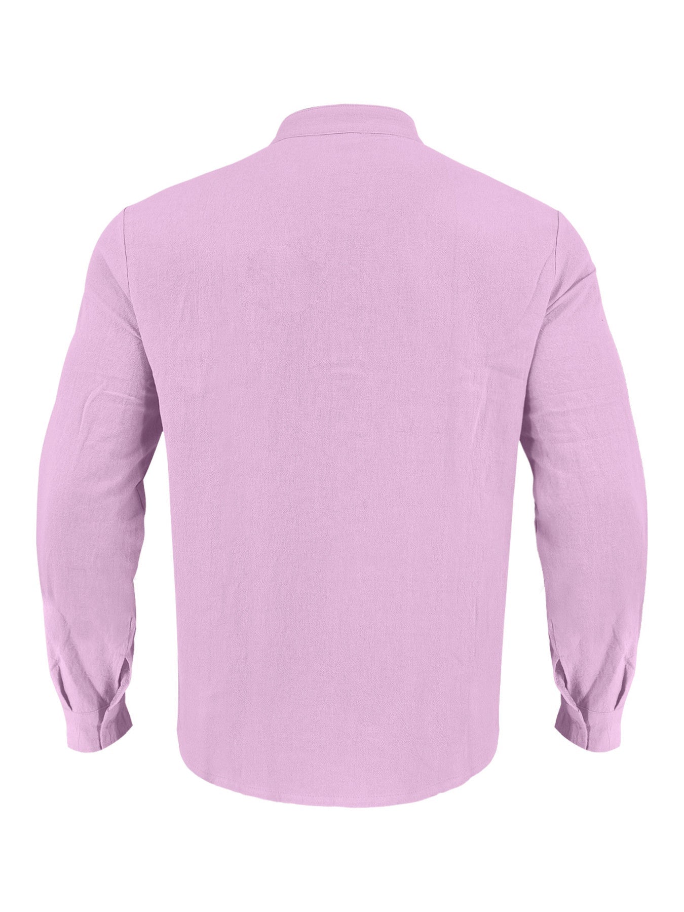 Men's Full Size Button Detail Long Sleeve Shirt Plus Size