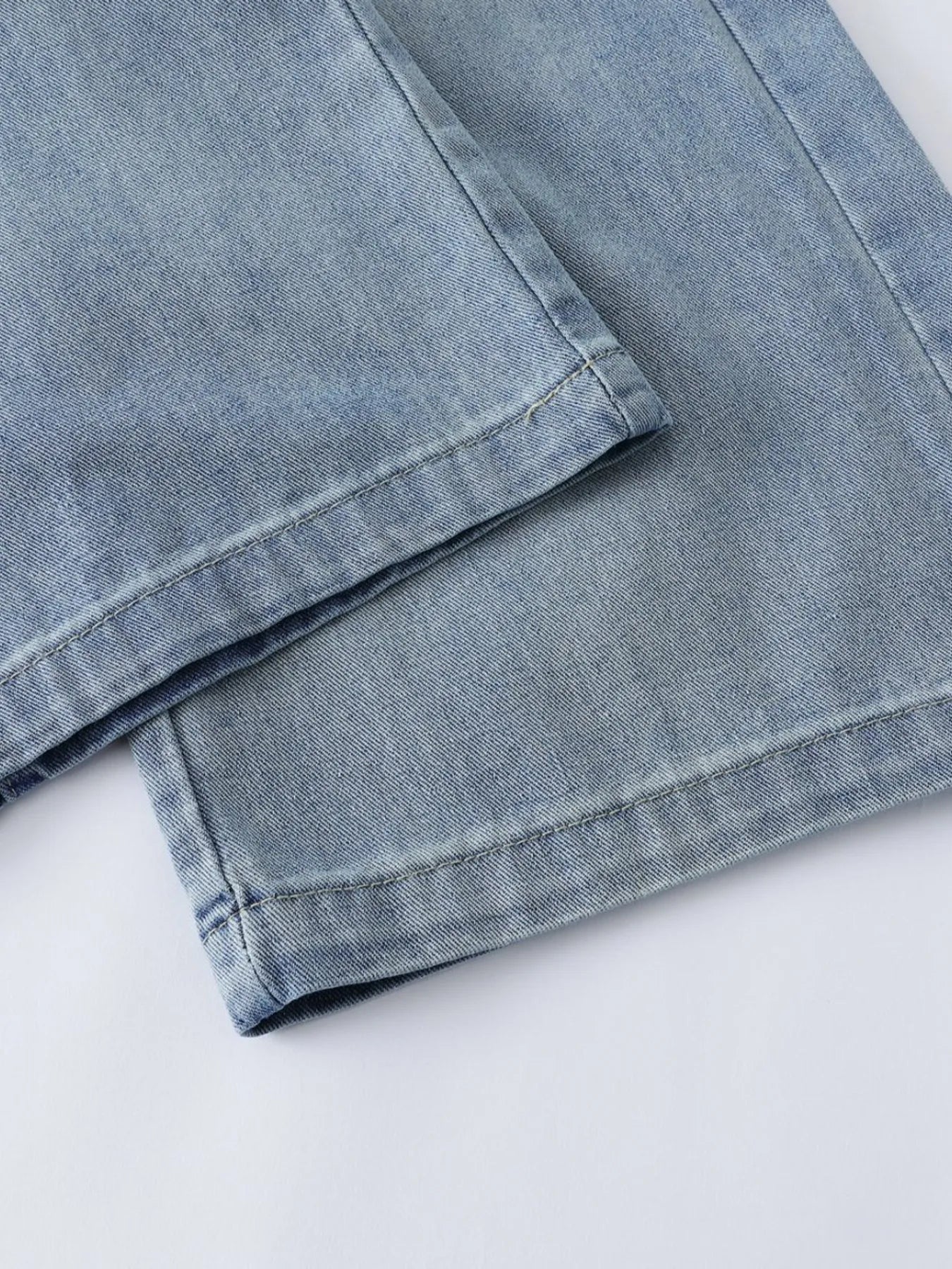 Men's High-Waist Wide Leg Relaxed Fit Jeans