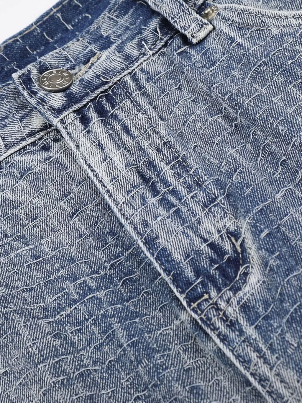Men's Wide Leg Denim Capris