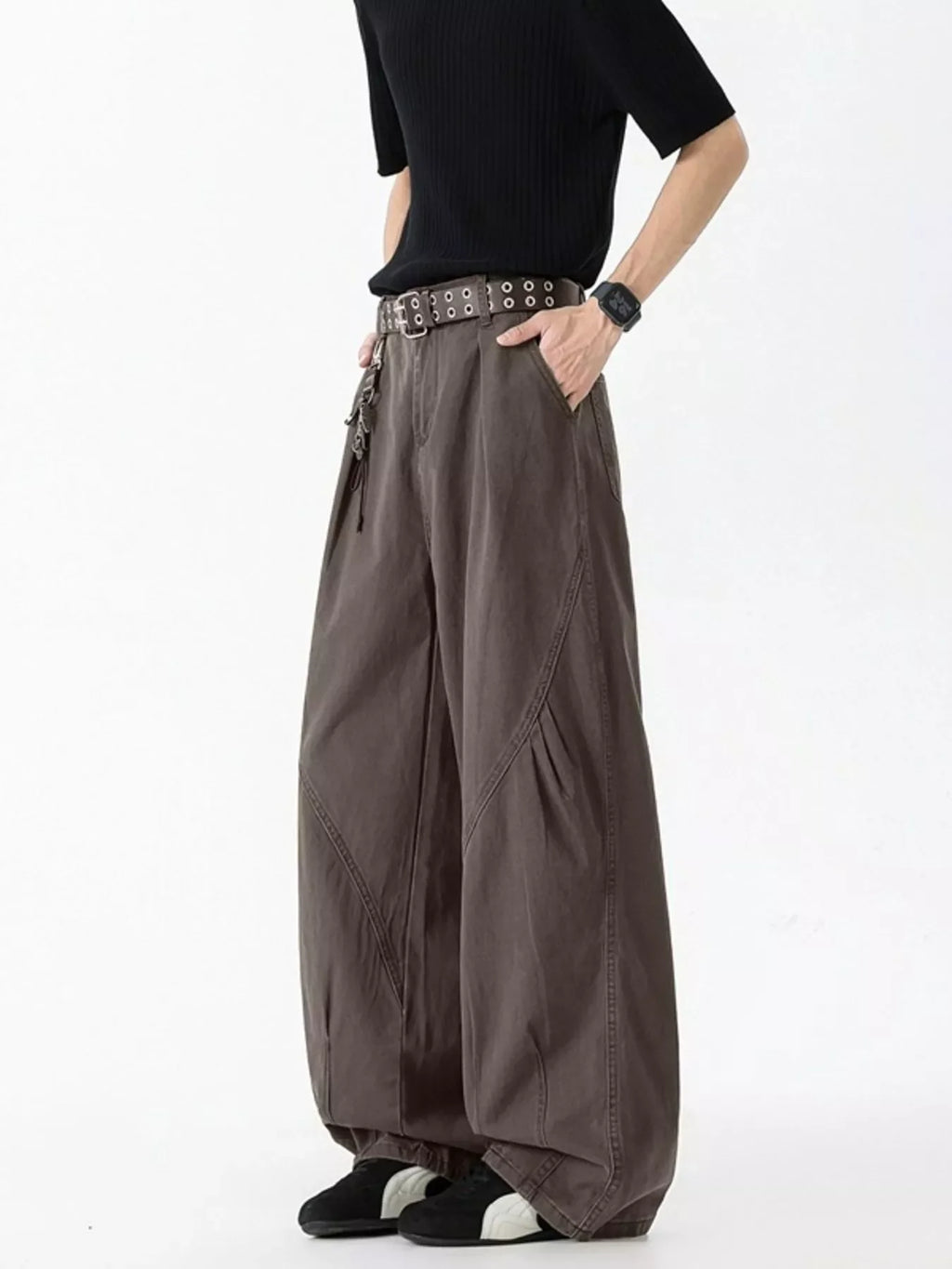 Men's Full Size Wide Leg Jeans Plus Size