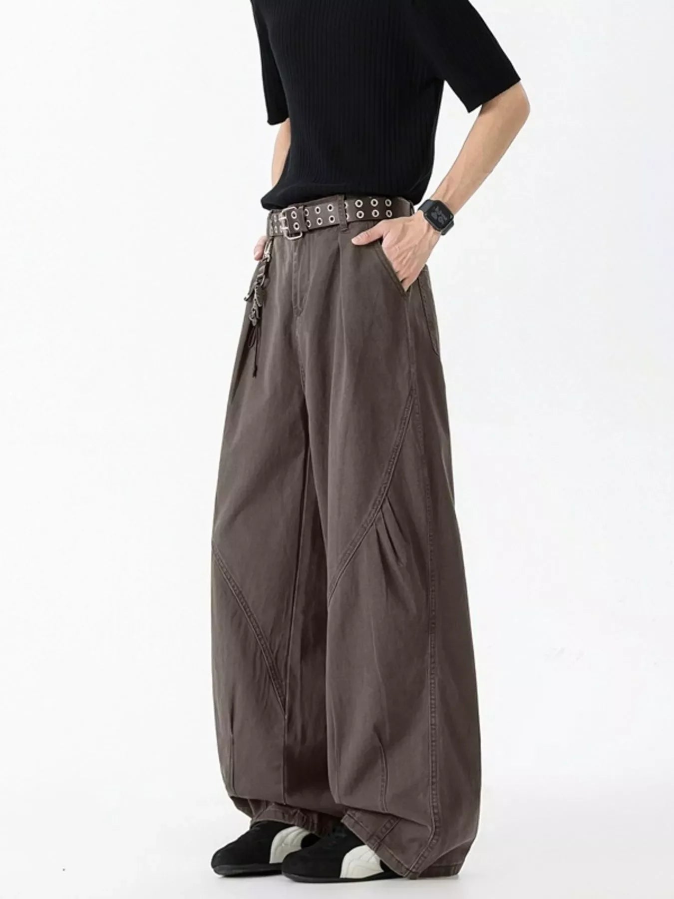 Men's Full Size Wide Leg Jeans Plus Size